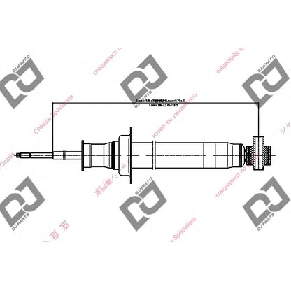 Фото Амортизатор DJ PARTS DS1372GT