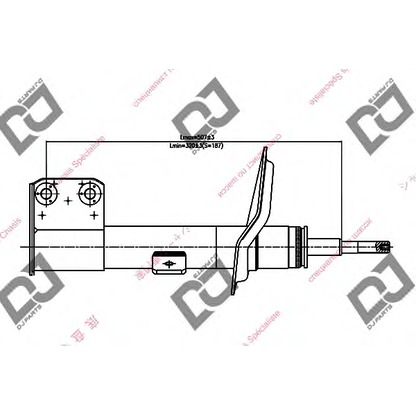 Фото Амортизатор DJ PARTS DS1375GS