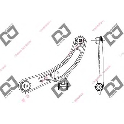 Фото Рычаг независимой подвески колеса, подвеска колеса DJ PARTS DA1299