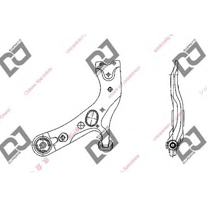 Foto Braccio oscillante, Sospensione ruota DJ PARTS DA1337