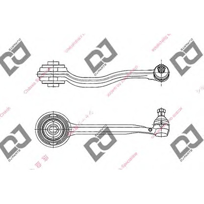 Foto Braccio oscillante, Sospensione ruota DJ PARTS DA1118