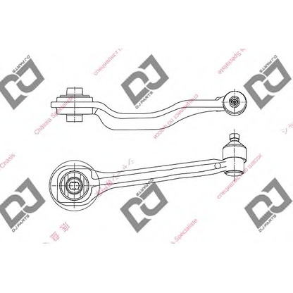 Фото Рычаг независимой подвески колеса, подвеска колеса DJ PARTS DA1136