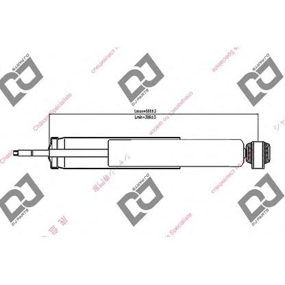 Foto Stoßdämpfer DJ PARTS DS1400GT