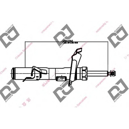 Zdjęcie Amortyzator DJ PARTS DS1662GS