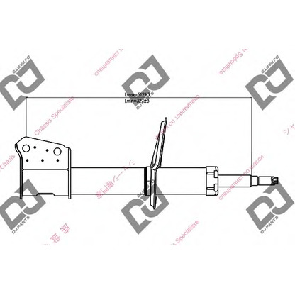 Foto Stoßdämpfer DJ PARTS DS1407GS