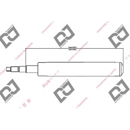 Фото Амортизатор DJ PARTS DS1443GC