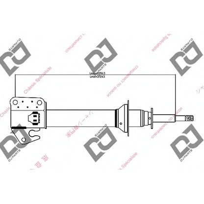 Фото Амортизатор DJ PARTS DS1445GS