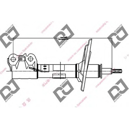 Foto Stoßdämpfer DJ PARTS DS1720GS