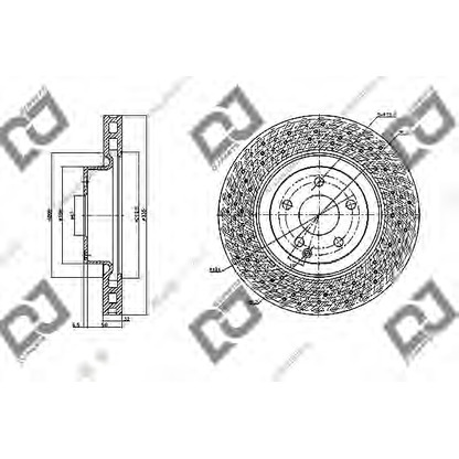 Фото Тормозной диск DJ PARTS BD1148