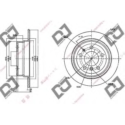 Photo Disque de frein DJ PARTS BD1162