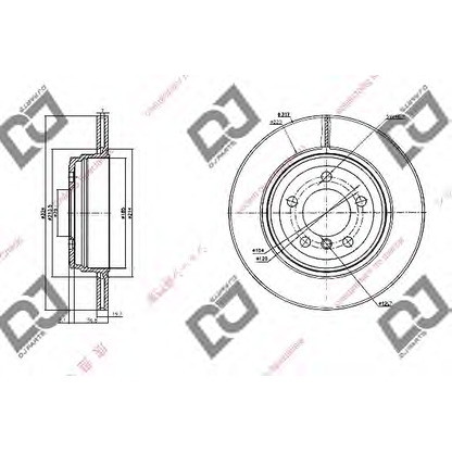 Фото Тормозной диск DJ PARTS BD1167