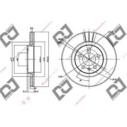 Фото Тормозной диск DJ PARTS BD1170