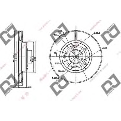 Foto Bremsscheibe DJ PARTS BD1941