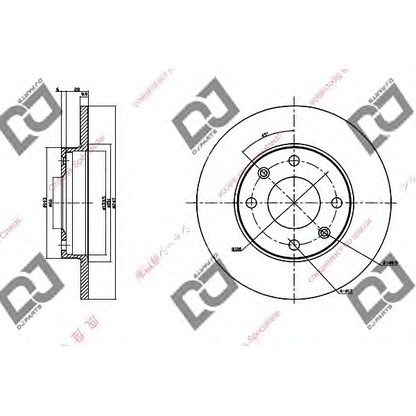 Фото Тормозной диск DJ PARTS BD1271