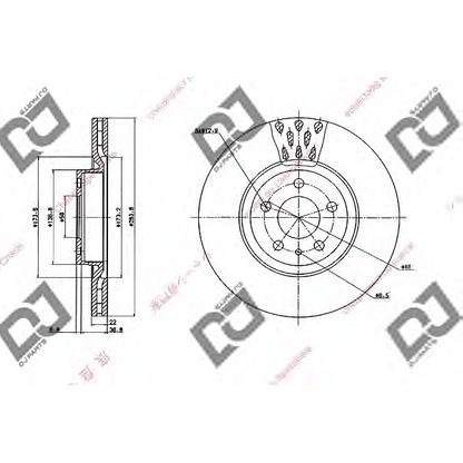 Foto Disco de freno DJ PARTS BD1879