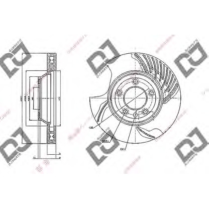 Foto Disco de freno DJ PARTS BD1893