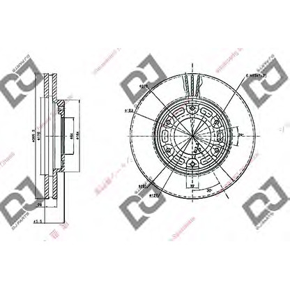 Foto Bremsscheibe DJ PARTS BD1852