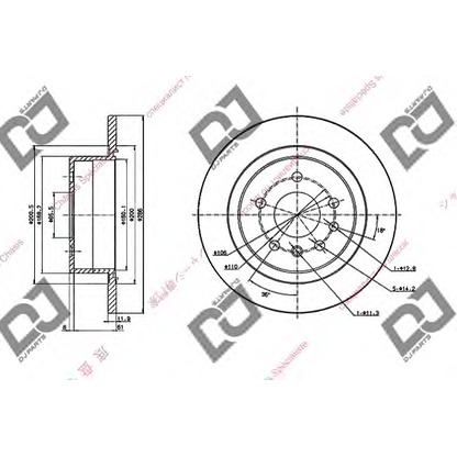 Foto Disco  freno DJ PARTS BD1770