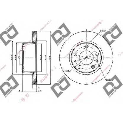 Фото Тормозной диск DJ PARTS BD1477