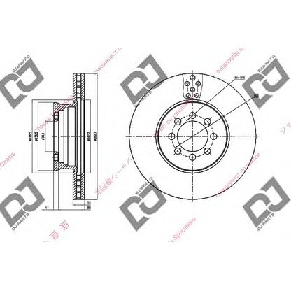 Photo Disque de frein DJ PARTS BD1507