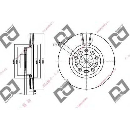 Photo Disque de frein DJ PARTS BD1378