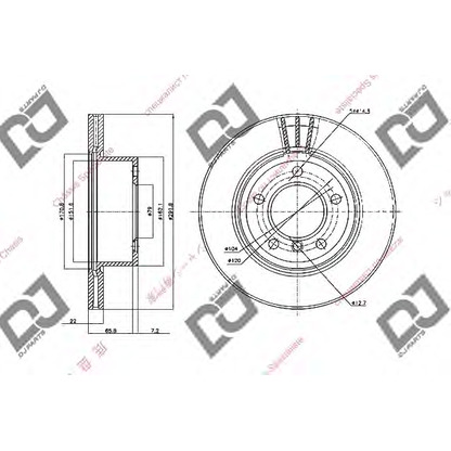 Foto Disco de freno DJ PARTS BD1633