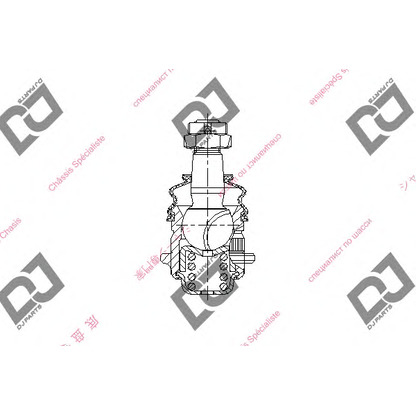 Фото Несущий / направляющий шарнир DJ PARTS DB1127