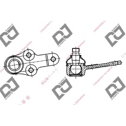 Foto Rótula de suspensión/carga DJ PARTS DB1270