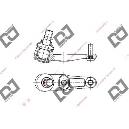 Foto Trag-/Führungsgelenk DJ PARTS DB1051