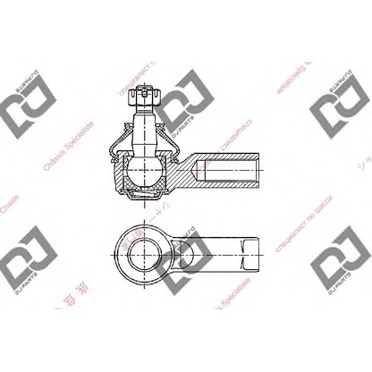 Zdjęcie Końcówka drążka kierowniczego poprzecznego DJ PARTS DE1049