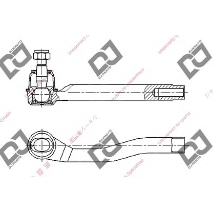 Photo Tie Rod End DJ PARTS DE1096