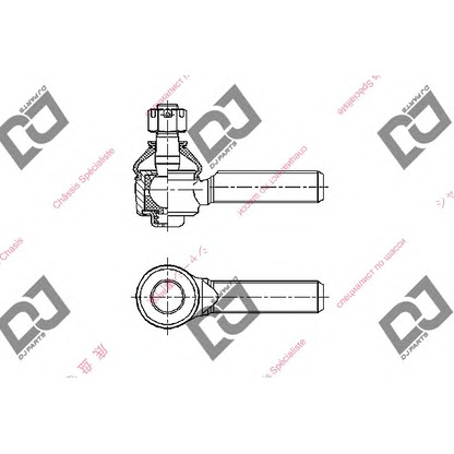 Фото Наконечник поперечной рулевой тяги DJ PARTS DE1236