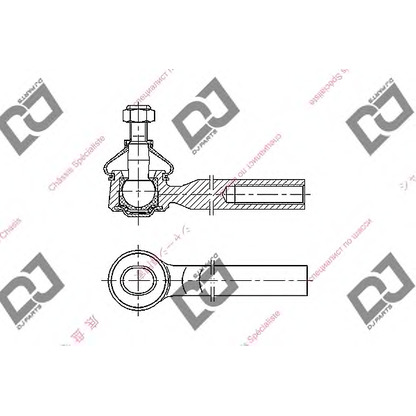 Foto Rótula barra de acoplamiento DJ PARTS DE1371