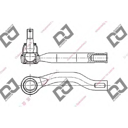 Foto Testa barra d'accoppiamento DJ PARTS DE1394