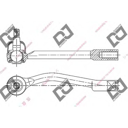 Фото Наконечник поперечной рулевой тяги DJ PARTS DE1434