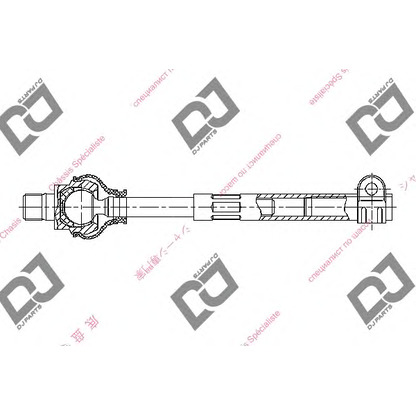 Фото Осевой шарнир, рулевая тяга DJ PARTS DR1069