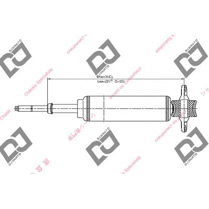 Zdjęcie Amortyzator DJ PARTS DS2228GT