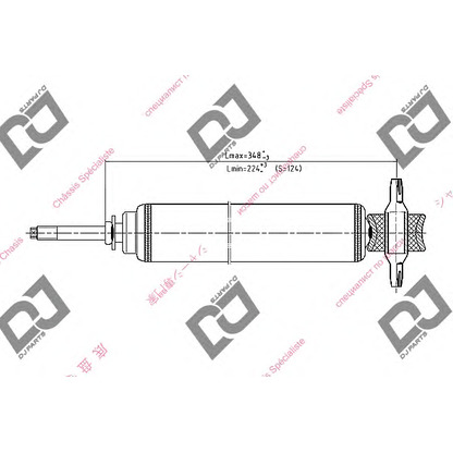 Photo Amortisseur DJ PARTS DS2228HT