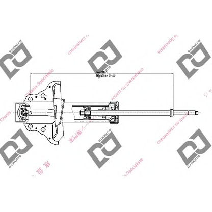 Foto Stoßdämpfer DJ PARTS DS1715GT