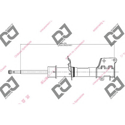 Photo Amortisseur DJ PARTS DS1916GS