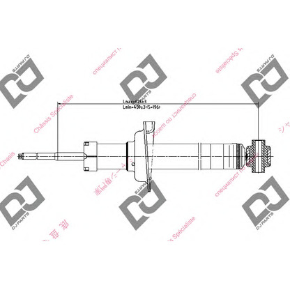 Zdjęcie Amortyzator DJ PARTS DS3679GT