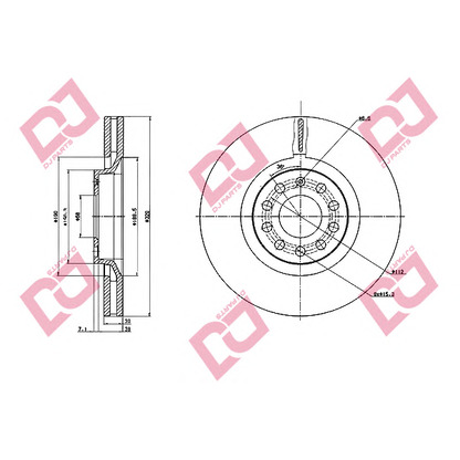 Foto Disco de freno DJ PARTS BD1914