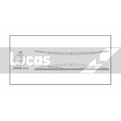 Photo Wiper Blade LUCAS LLWCB19C