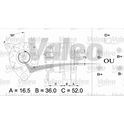 Foto Alternador VALEO 433368