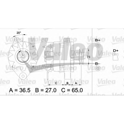 Photo Alternator VALEO 433380