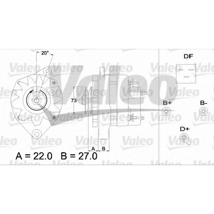 Foto Alternatore VALEO 433392