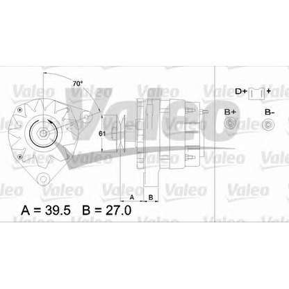 Foto Alternador VALEO 433414