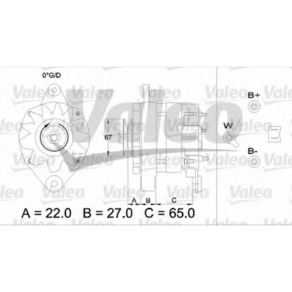 Foto Alternatore VALEO 433447