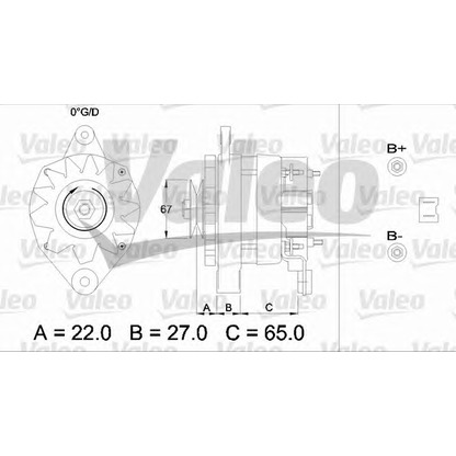 Foto Alternador VALEO 433448