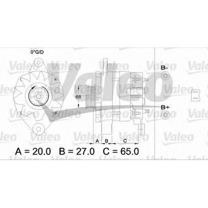 Foto Alternador VALEO 433465